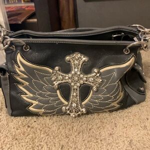 Diamond cross purse
